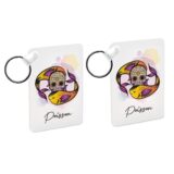 Porte-clés Rose signe du Zodiaque Calavera