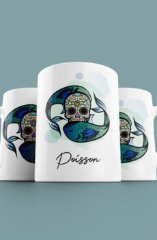 Tasse signe Poisson Calavera