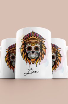 Tasse signe Lion Calavera