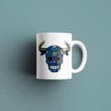 Tasse signe Taureau Calavera