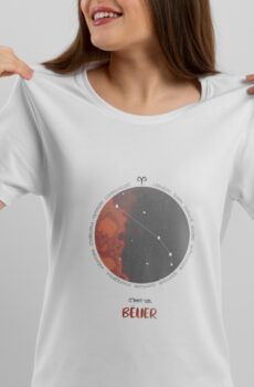 Tee-shirt astro personnalité Femme