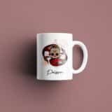Tasse signe Poisson Calavera rouge