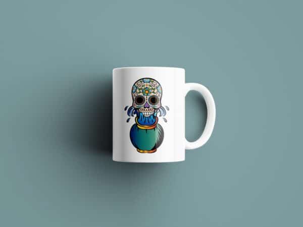 Tasse signe Verseau Calavera