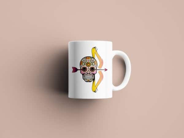 Tasse signe Sagittaire Calavera