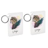 Porte-clés Rose signe du Zodiaque Calavera