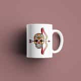Tasse signe Sagittaire Calavera Rouge