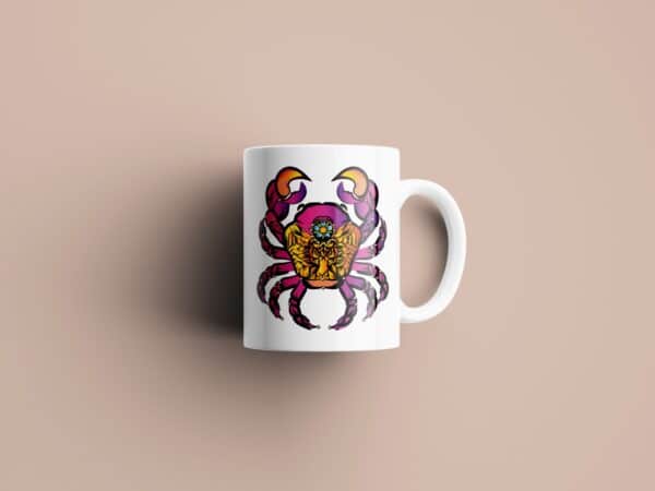 Tasse signe Cancer Calavera