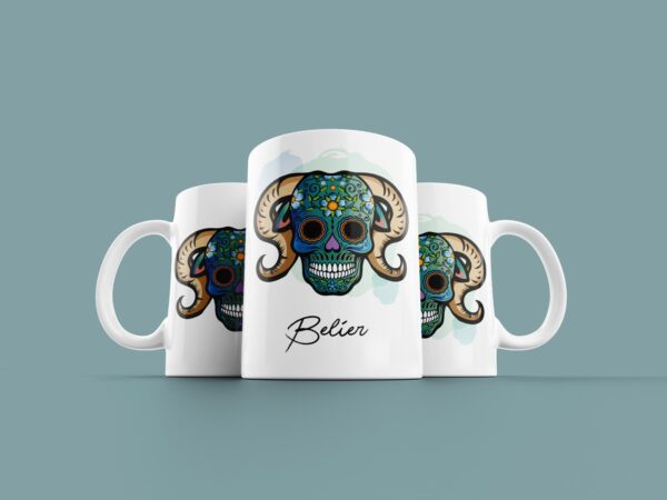 Tasse signe Bélier Calavera