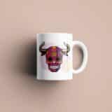 Tasse signe Taureau Calavera