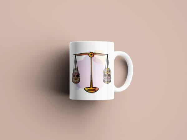 Tasse signe Balance Calavera