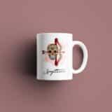 Tasse signe Sagittaire Calavera Rouge