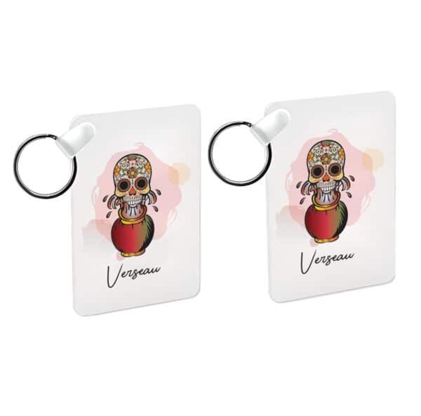 Porte-clés Rouge signe du Zodiaque Calavera