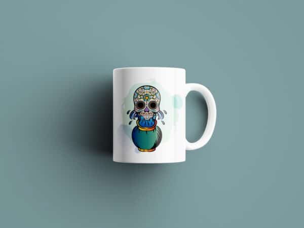 Tasse signe Verseau Calavera