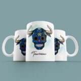 Tasse signe Taureau Calavera