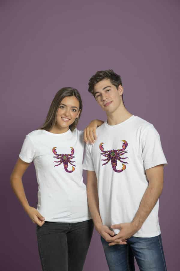 Tee shirt calavera scorpion