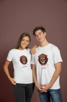 Photo T-shirt Lion Rouge