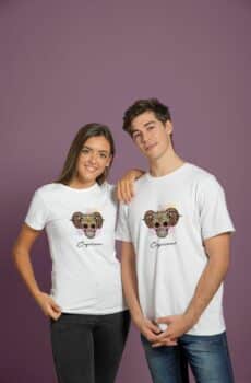 Photo tee shirt capricorne blanc