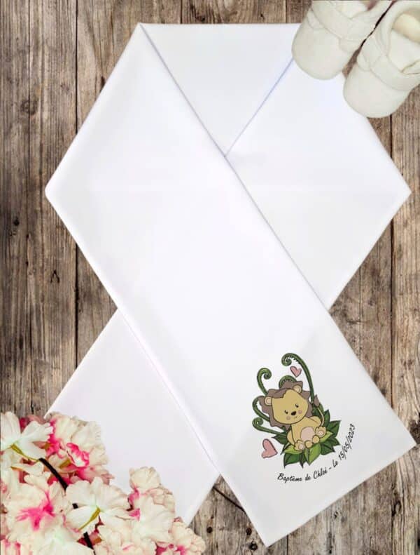 Linge Blanc de Baptême - Famille Animaux – Image 4