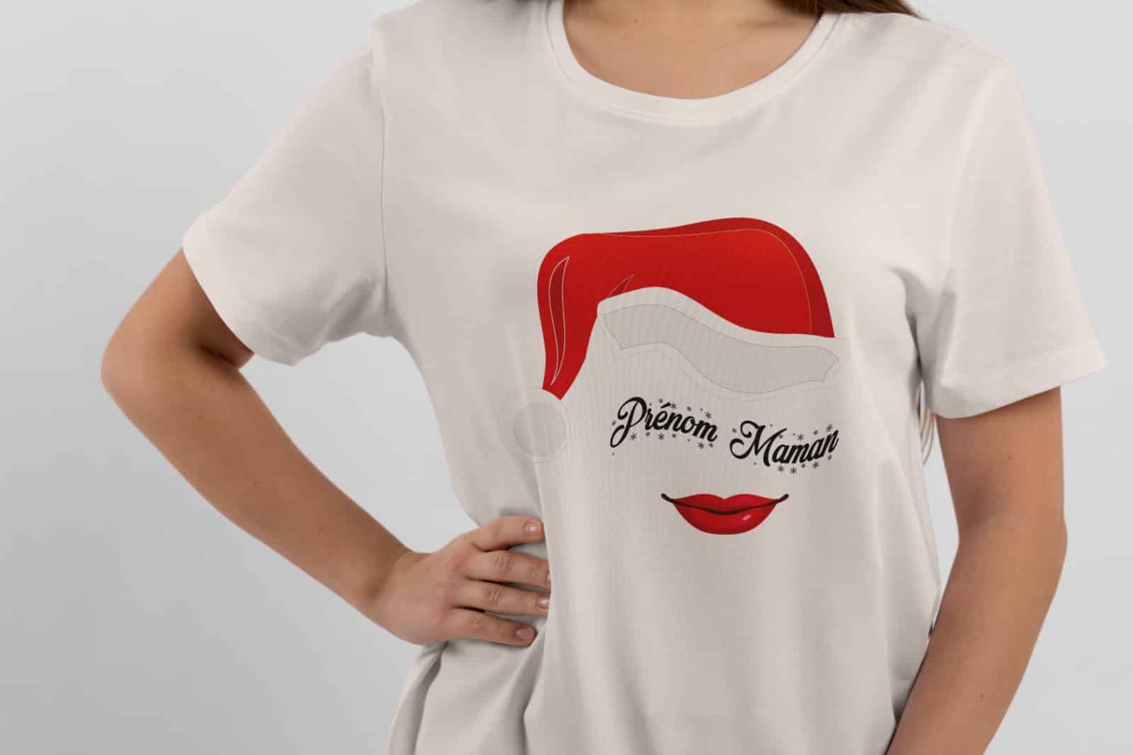 T-Shirt Père Noël Femme