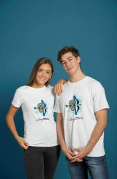 Photo T shirt Sagittaire Bleu