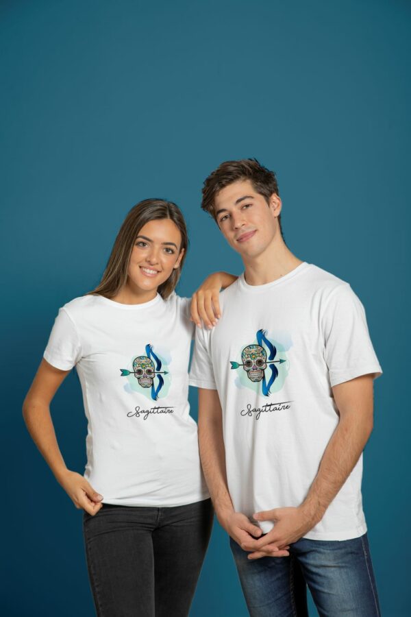 Photo T shirt Sagittaire Bleu