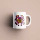 Tasse signe Cancer Calavera