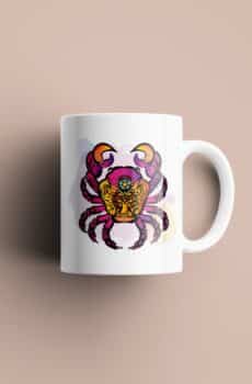 Tasse signe Cancer Calavera