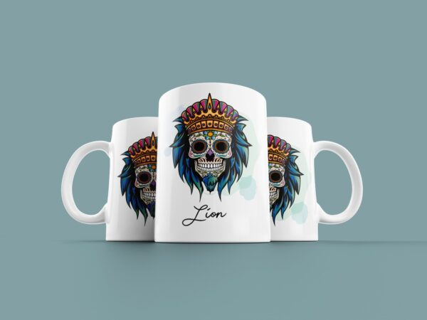 Tasse signe Lion Calavera