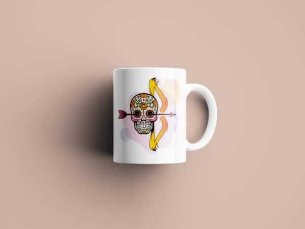 Tasse signe Sagittaire Calavera