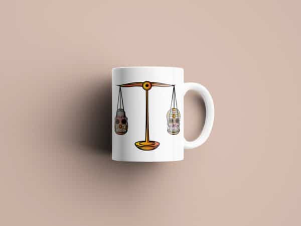 Tasse signe Balance Calavera