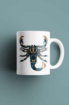 Tasse signe Scorpion Calavera