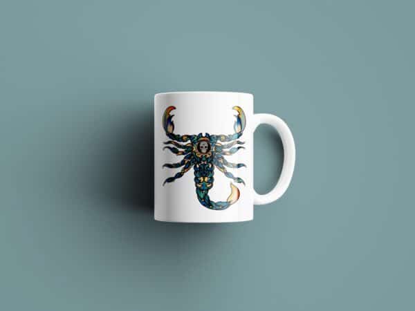 Tasse signe Scorpion Calavera