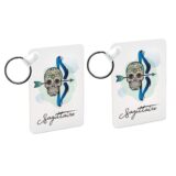 Porte-clés Bleu signe du Zodiaque Calavera
