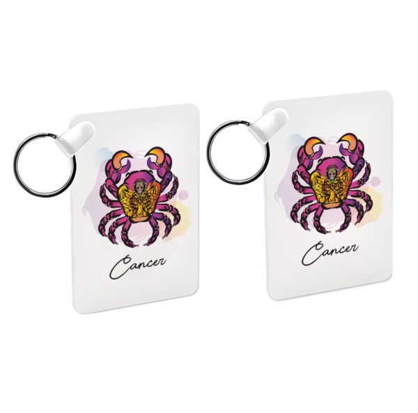 Porte-clés Rose signe du Zodiaque Calavera – Image 5