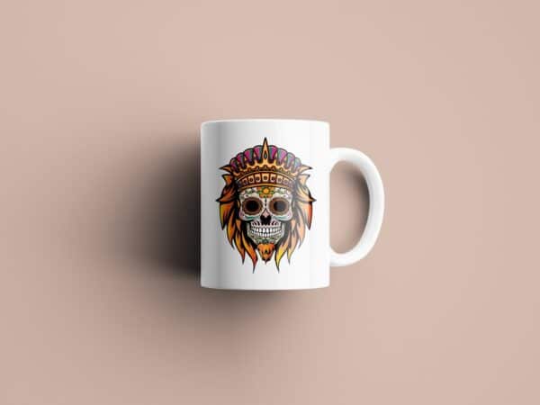 Tasse signe Lion Calavera