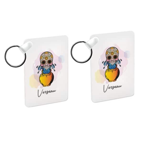 Porte-clés Rose signe du Zodiaque Calavera – Image 6