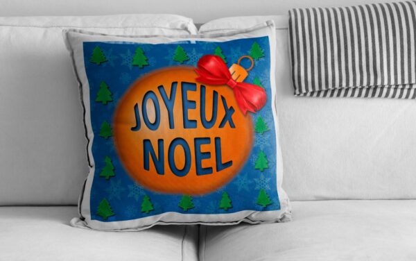 Coussin Joyeux Noel