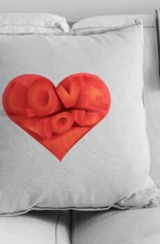 Coussin Saint-Valentin