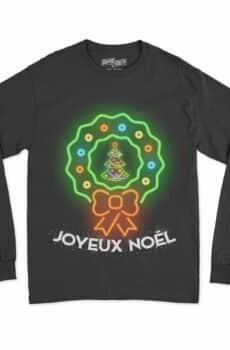 Sweatshirt de Noël Noir Homme