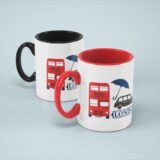 Tasse Londres Rouge et Noir – Image 7