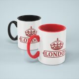 Tasse Londres Rouge et Noir – Image 6