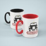 Tasse Londres Rouge et Noir – Image 5