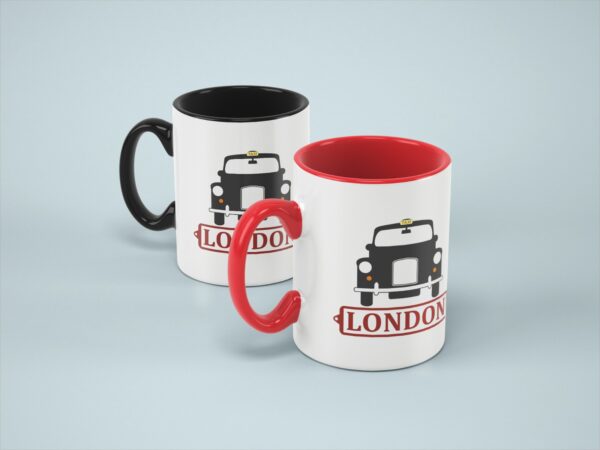 Tasse Londres Rouge et Noir – Image 5