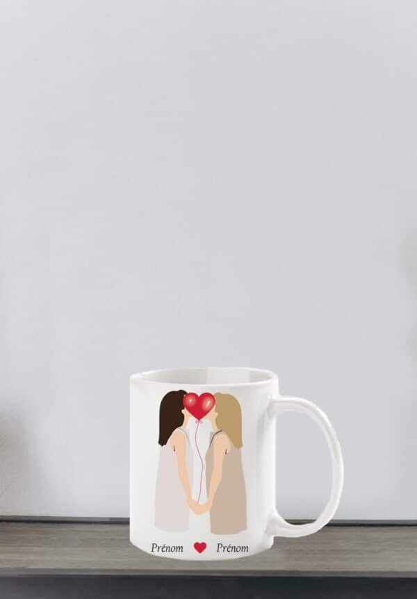 Tasse Couple Lesbien Saint-Valentin