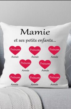 Coussin personnalisable