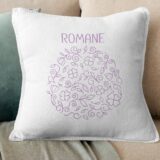 Coussin plante personnalisé