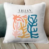 Coussin plante personnalisé