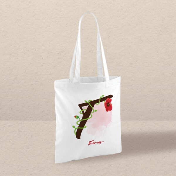 Tote Bag Personnalisé : Coquelicot