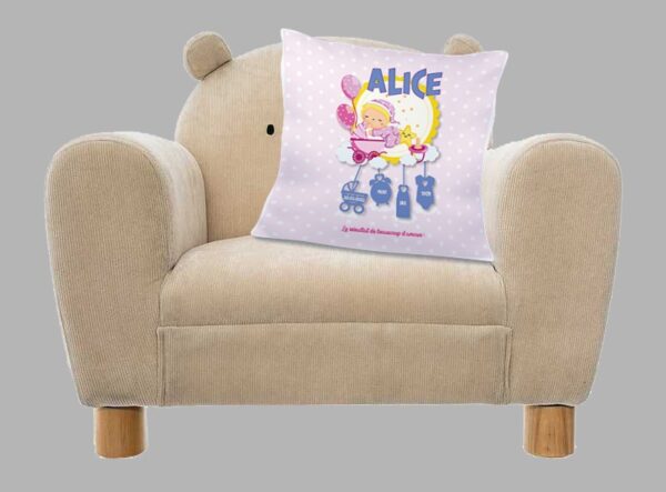 Coussin de naissance licorne