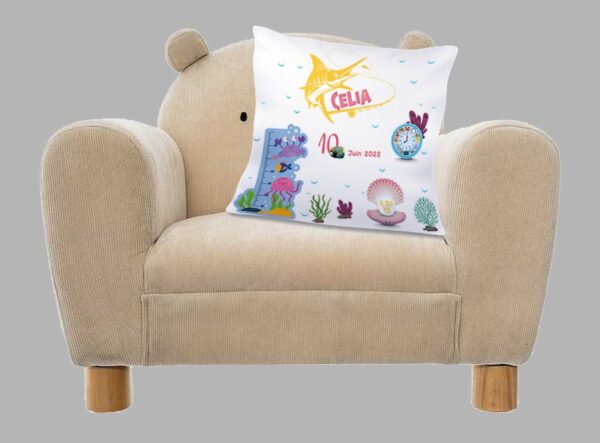 Coussin de naissance licorne